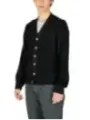 Gestrickter V-Ausschnitt-Cardigan mit Knöpfen