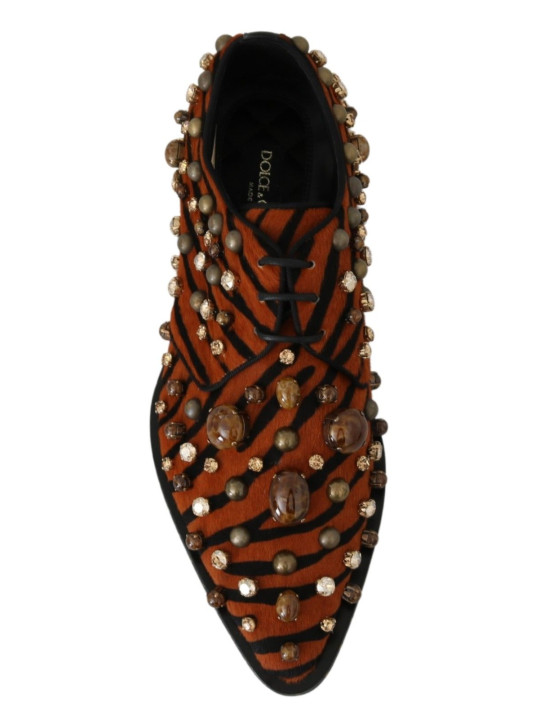 Flat Shoes Tiger Pattern Crystal Embellished Flats 2.570,00 € 8054802640041 | Planet-Deluxe