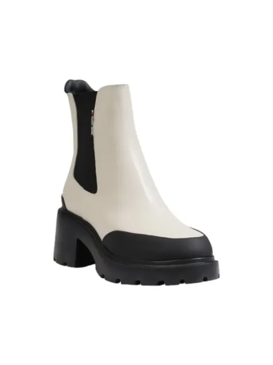 Weißer Chelsea-Stiefel Tommy Hilfiger