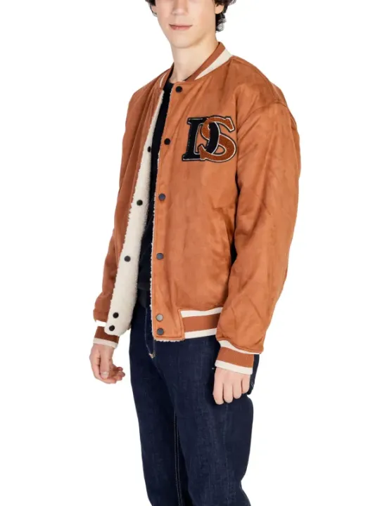 Orange Bomberjacke mit Logo