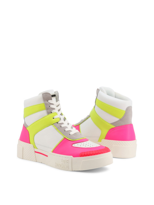Weißer Love Moschino High-Top Sneaker