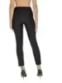 Schwarze, hochtaillierte Cropped-Hose Sandro Ferrone