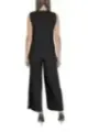 Schwarzer, plissierter Sandro Ferrone Jumpsuit