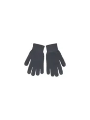Dunkle graue Stoffhandschuhe Pieces 477498