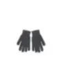 Dunkle graue Stoffhandschuhe Pieces 477498