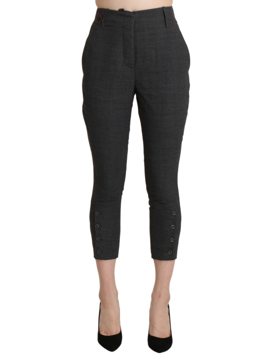 Jeans & Pants Chic High Waist Capri Cropped Pants 600,00 € 8050246180211 | Planet-Deluxe