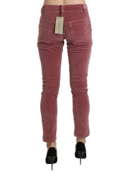 Jeans & Pants Chic Red Mid Waist Skinny Trousers 600,00 € 7333413031341 | Planet-Deluxe