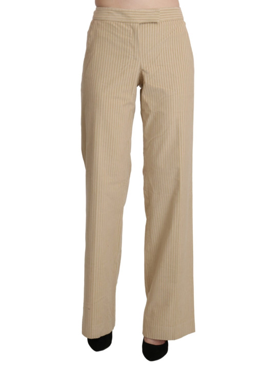Jeans & Pants Chic Beige High-Waist Wide Leg Pants 600,00 € 8050246180266 | Planet-Deluxe