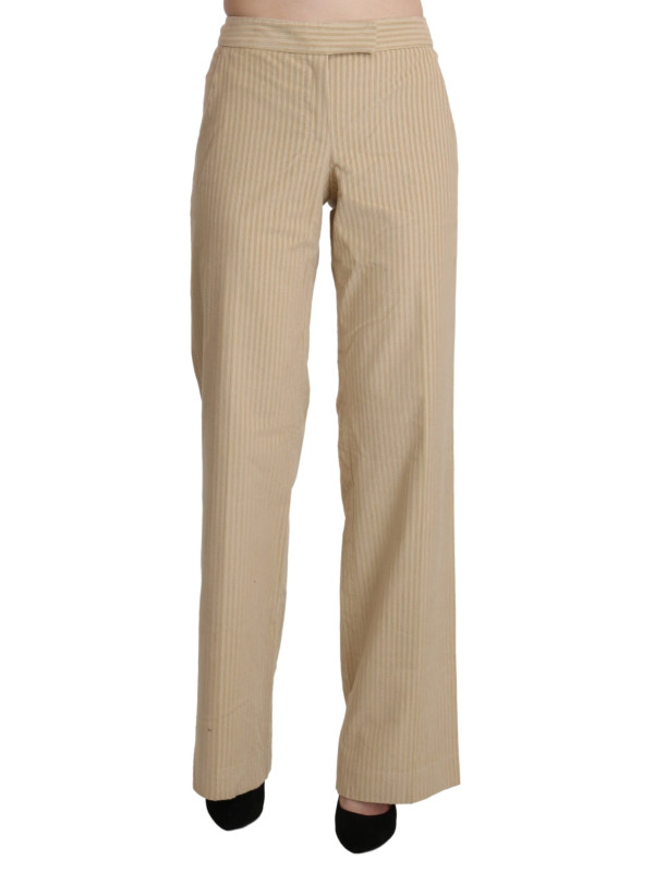 Jeans & Pants Chic Beige High-Waist Wide Leg Pants 600,00 € 8050246180266 | Planet-Deluxe