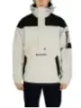 Weiße und schwarze Winterjacke Columbia
