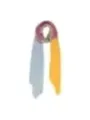 Rosa-Taupe-Gelber gestreifter Pieces Schal 477514