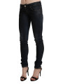 Jeans & Pants Chic Low Waist Skinny Black Jeans 250,00 € 7333413031440 | Planet-Deluxe