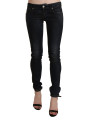 Jeans & Pants Chic Low Waist Skinny Black Jeans 250,00 € 7333413031440 | Planet-Deluxe