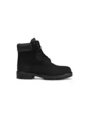 Schwarze Timberland-Stiefel robuste Sohle