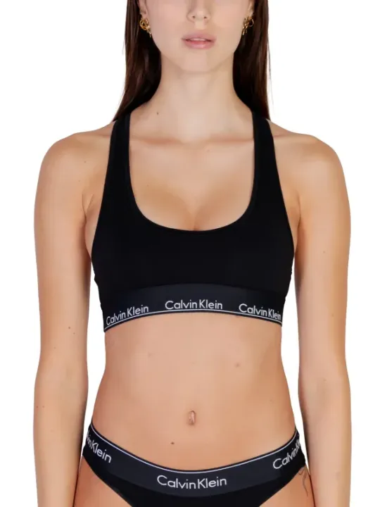 Schwarzes Calvin Klein Sport-BH Set