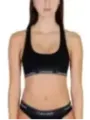 Schwarzes Calvin Klein Sport-BH Set