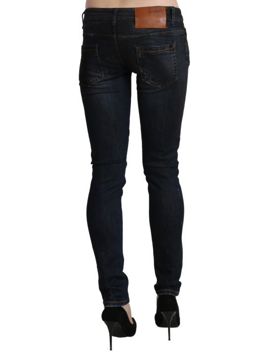 Jeans & Pants Sleek Black Washed Skinny Jeans 300,00 € 7333413031433 | Planet-Deluxe