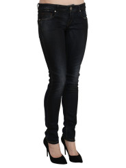 Jeans & Pants Sleek Black Washed Skinny Jeans 300,00 € 7333413031433 | Planet-Deluxe