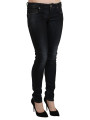 Jeans & Pants Sleek Black Washed Skinny Jeans 300,00 € 7333413031433 | Planet-Deluxe