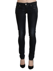 Jeans & Pants Sleek Black Washed Skinny Jeans 300,00 € 7333413031433 | Planet-Deluxe