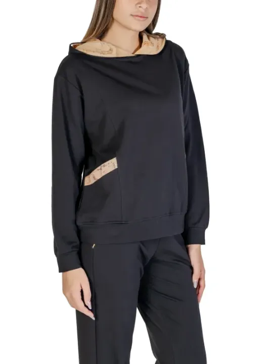 Alviero Martini Damen Kapuzenpullover Grau