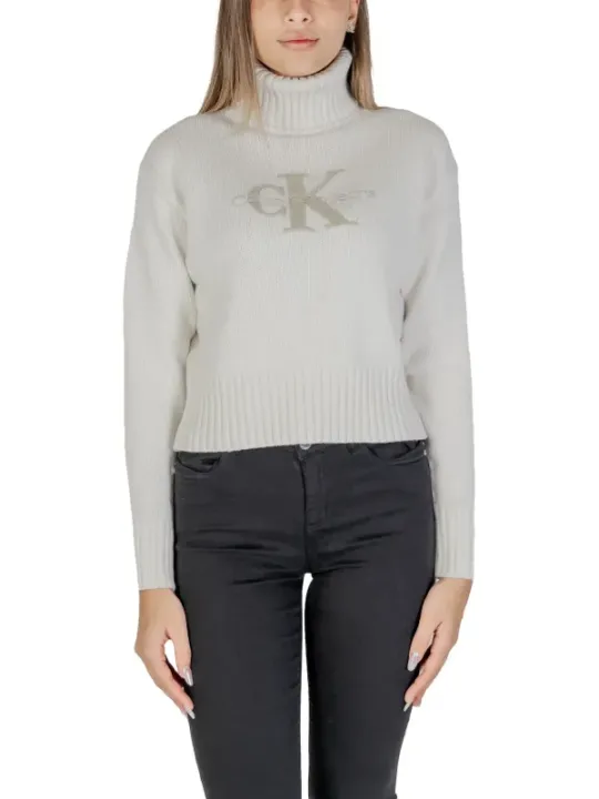 "Calvin Klein Jeans Pullover im Sale | Calvin Klein Jeans - Calvin Klein Jeans Maglia Donna online kaufen"|Planet-Deluxe