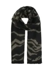 Zebra-Muster Schal aus leichtem Stoff