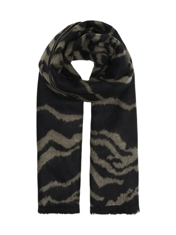 Zebra-Muster Schal aus leichtem Stoff Zebra-Muster Schal aus leichtem Stoff