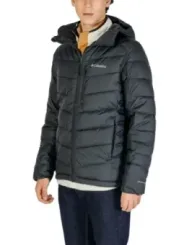 Schwarze Columbia Pufferjacke für Outdoor