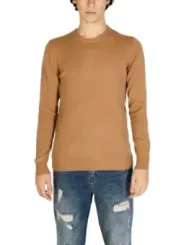 Taupefarbener Gianni Lupo Strickpullover
