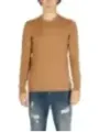 Taupefarbener Gianni Lupo Strickpullover