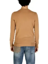 Beiger Wollrollkragenpullover von Gianni Lupo