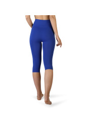 Indigoblaue Damen Leggings mit hohem Bund