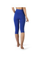 Indigoblaue Damen Leggings mit hohem Bund