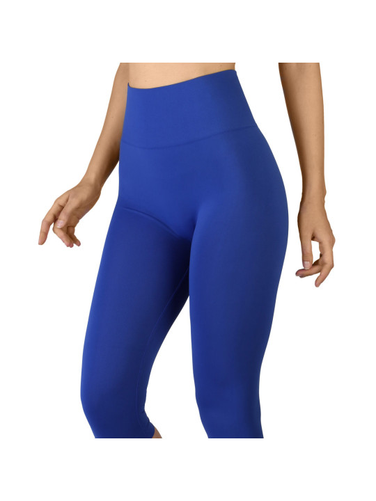 Indigo blaue Leggings, sportlich geschnitten