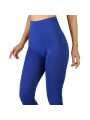 Indigo blaue Leggings, sportlich geschnitten