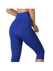 Indigo blaue Capri Leggings Bodyboo