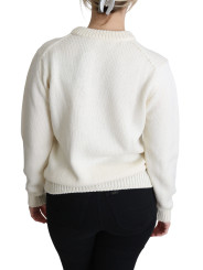 Sweaters Elegant Knitted Sunflower Sweater 1.210,00 € 8059226781196 | Planet-Deluxe