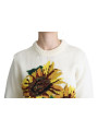 Sweaters Elegant Knitted Sunflower Sweater 1.210,00 € 8059226781196 | Planet-Deluxe