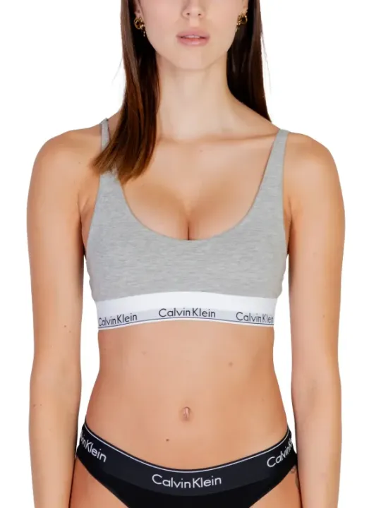 Grauer Calvin Klein Sport-Bralette