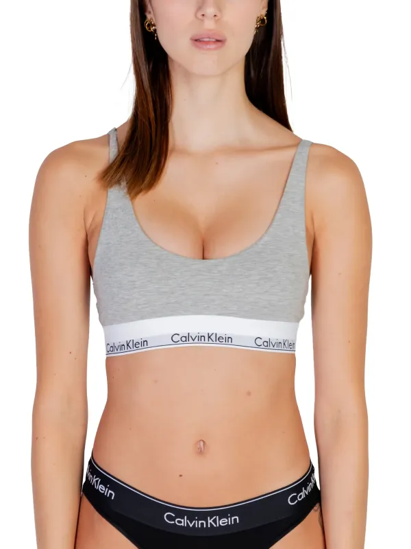 Grauer Calvin Klein Sport-Bralette