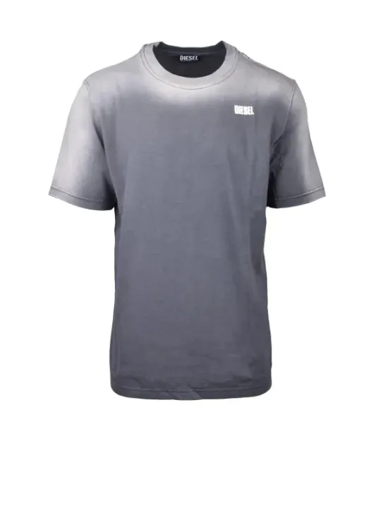 Graues Diesel T-Shirt Farbverlauf