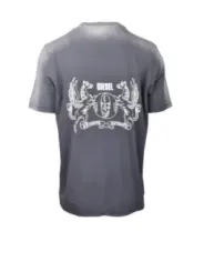 Graues Diesel T-Shirt mit Adlerlogo