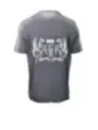 Graues Diesel T-Shirt mit Adlerlogo