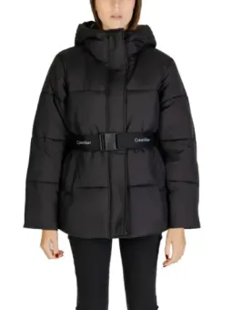 Schwarze Calvin Klein Pufferjacke Damen