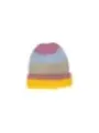Mehrfarbige gestreifte Strickmütze Pieces 477576