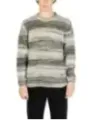 Woll-Alpaka-Mohair Herren Strickpullover Grau
