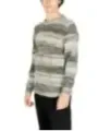 Marmorierter grauer Woll-Lupo-Pullover