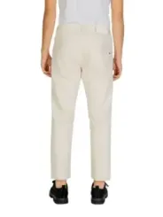 Cremefarbene, konische Gianni Lupo Hosen