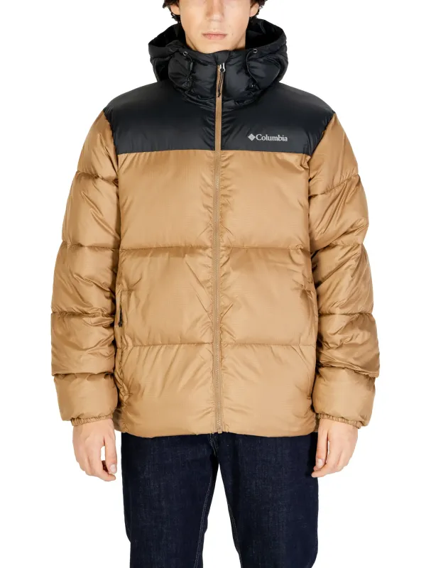 Tan Columbia Daunenjacke mit Kapuze Tan Columbia Daunenjacke mit Kapuze